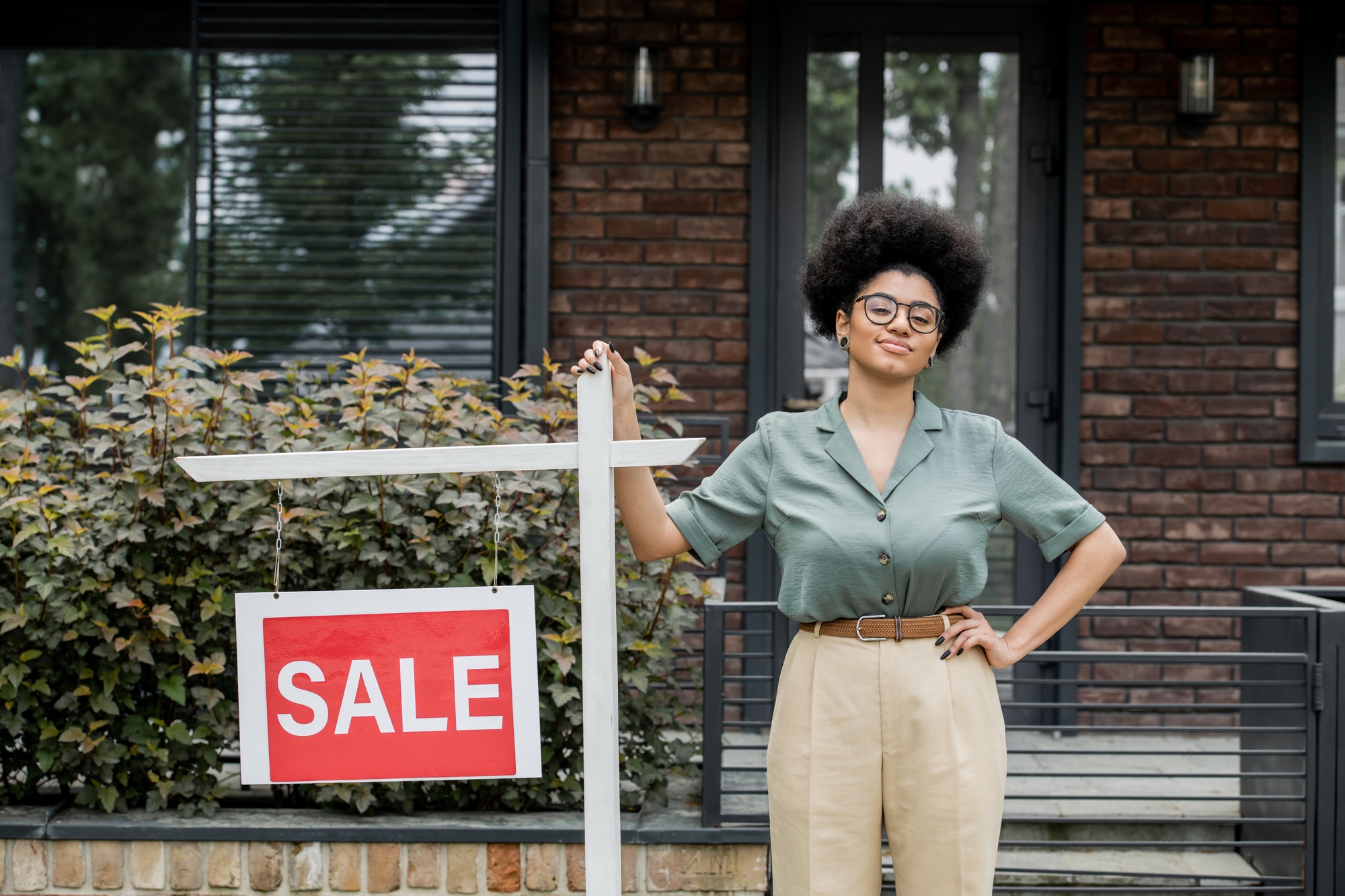 Property realtor near house for sale